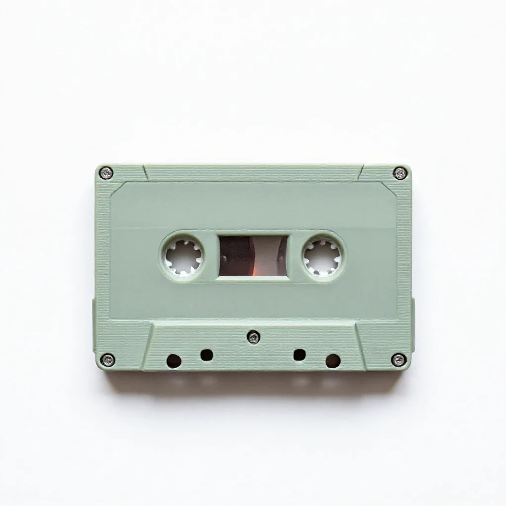 Cassette deck isolated on a white background