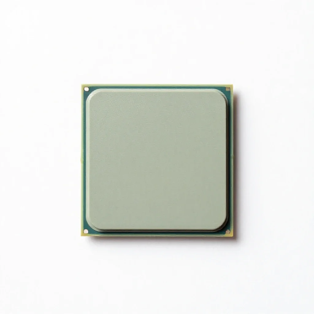 Central processing unit isolated on a white background