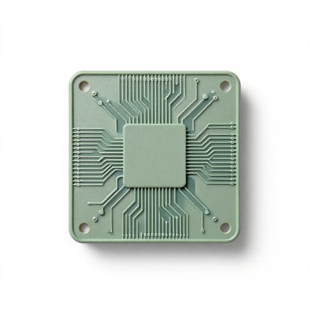 Circuitry isolated on a white background