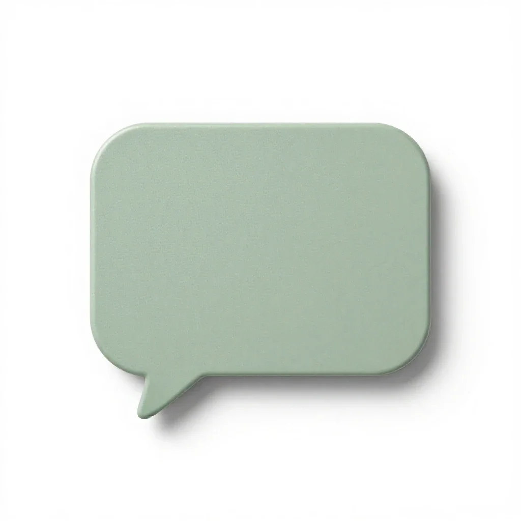 Dialog box isolated on a white background
