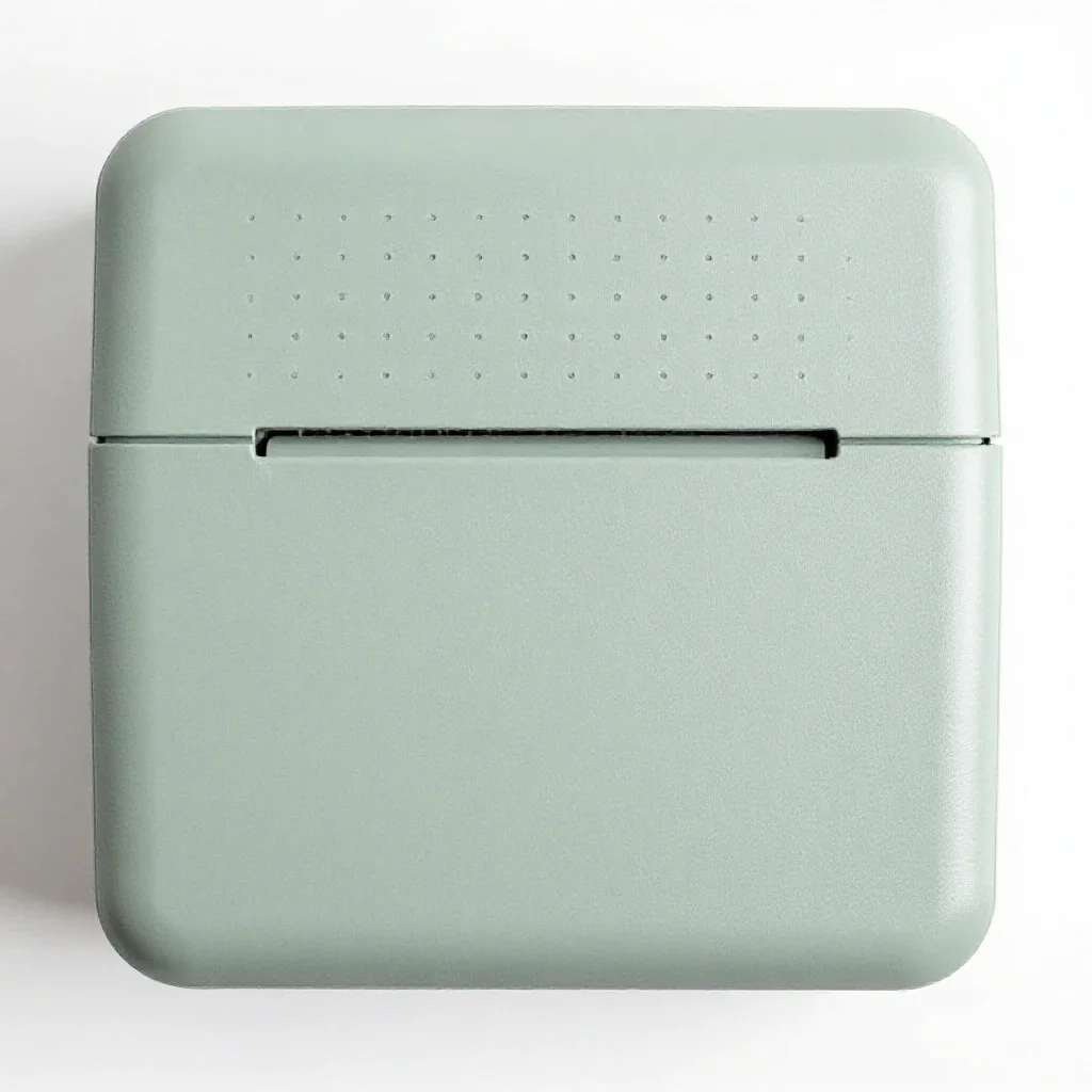Dot matrix printer isolated on a white background