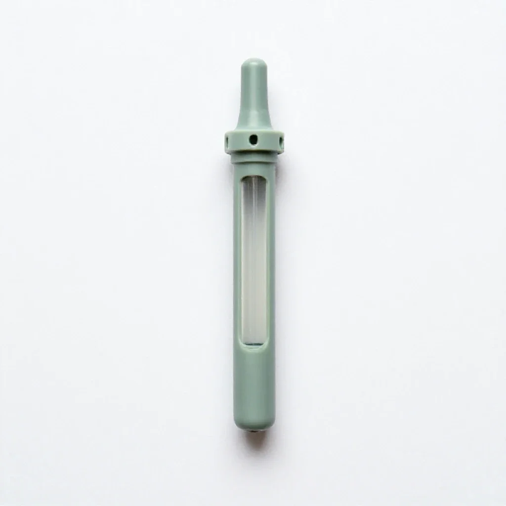 Glow tube isolated on a white background