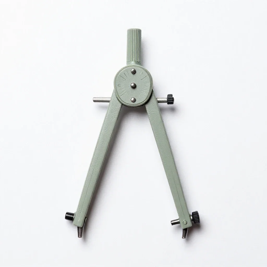 Goniometer isolated on a white background