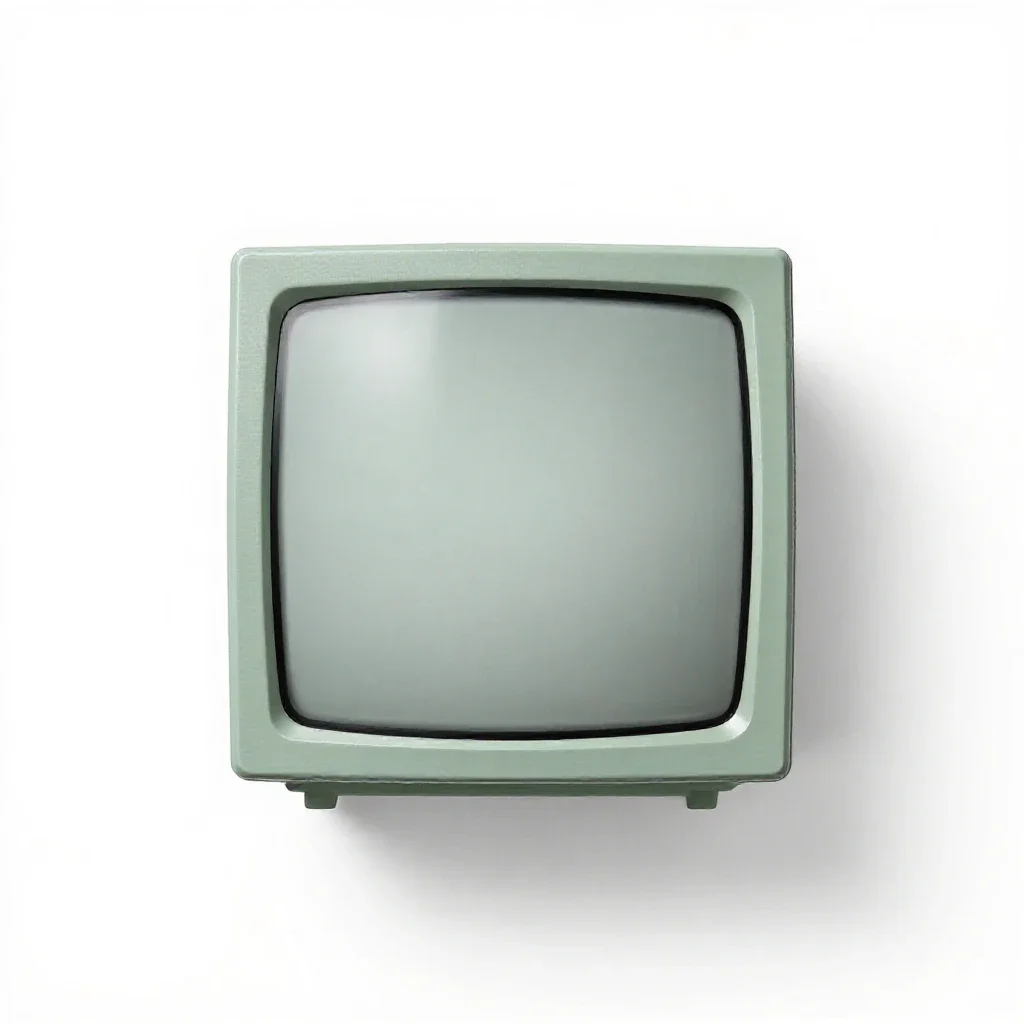 Kinescope isolated on a white background