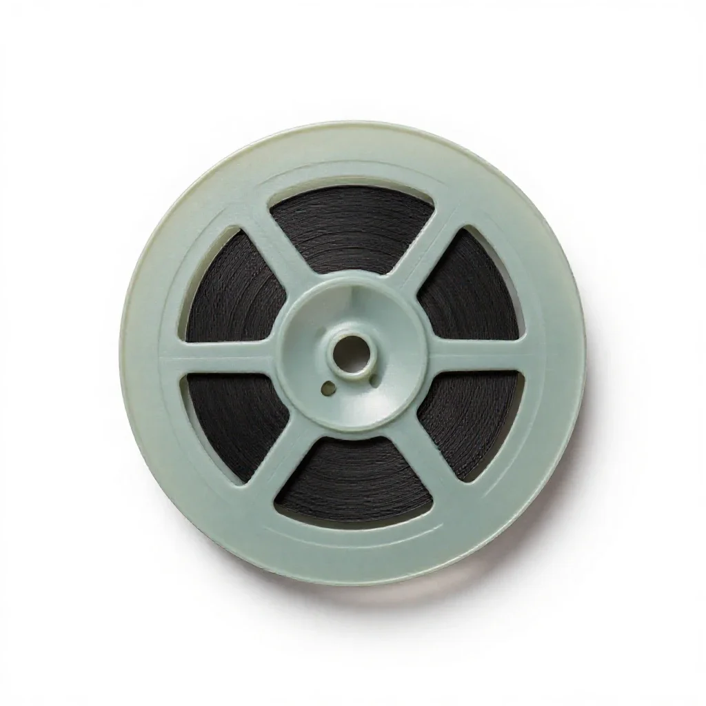 Motion-picture film isolated on a white background