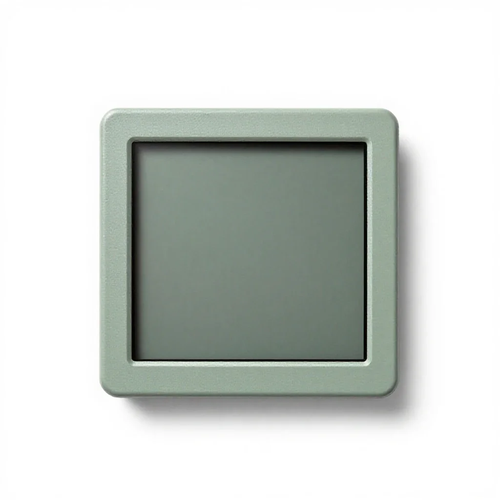Passive matrix display isolated on a white background