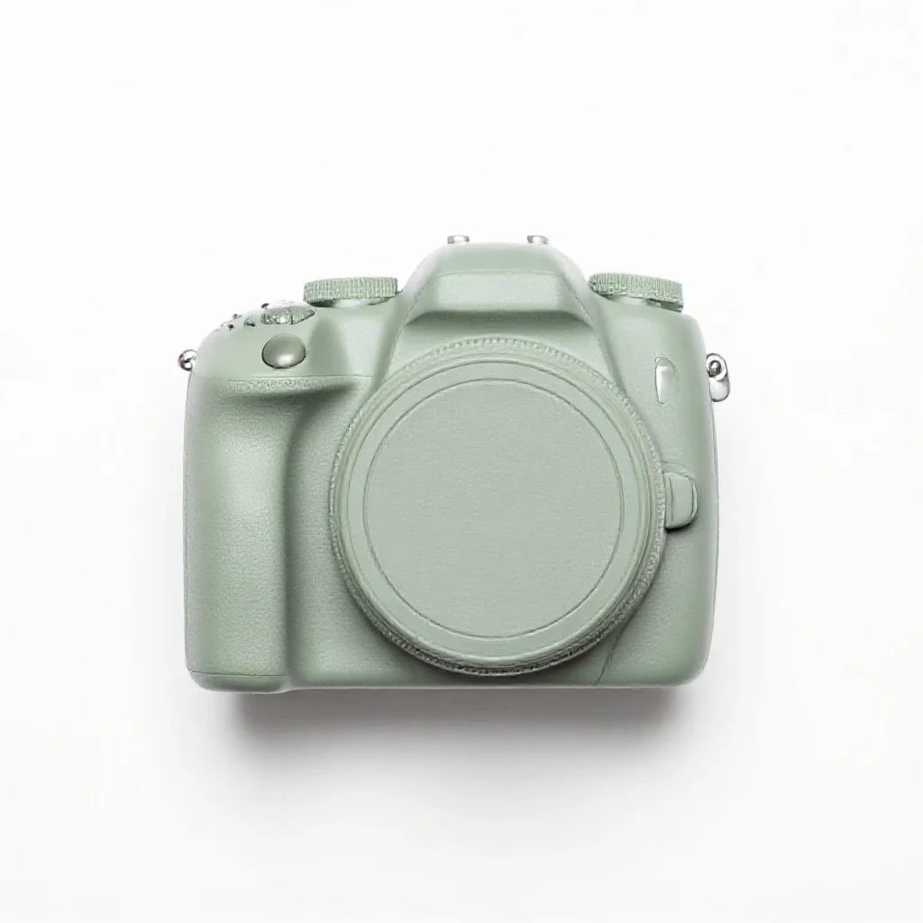 Photographic equipment isolated on a white background