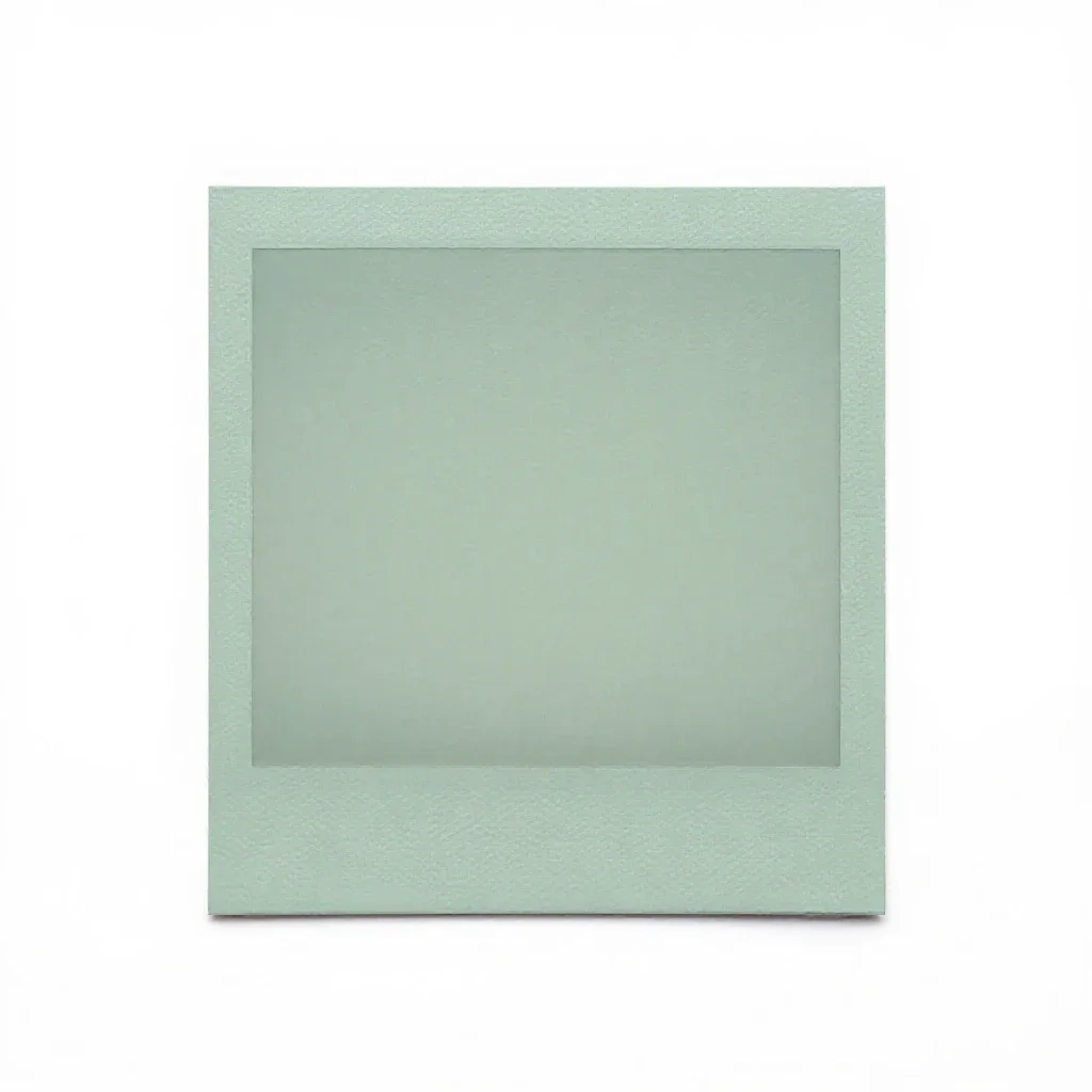 Photographic paper isolated on a white background