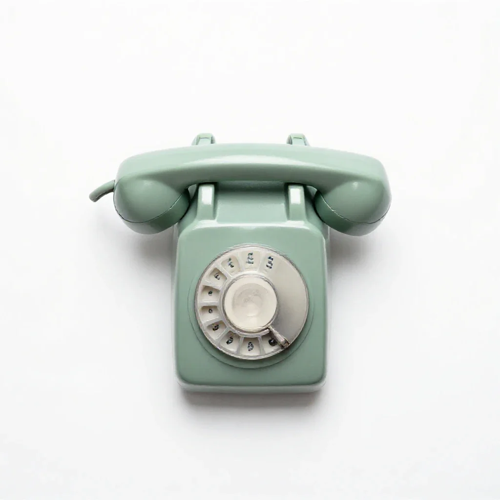 Radiotelephone isolated on a white background