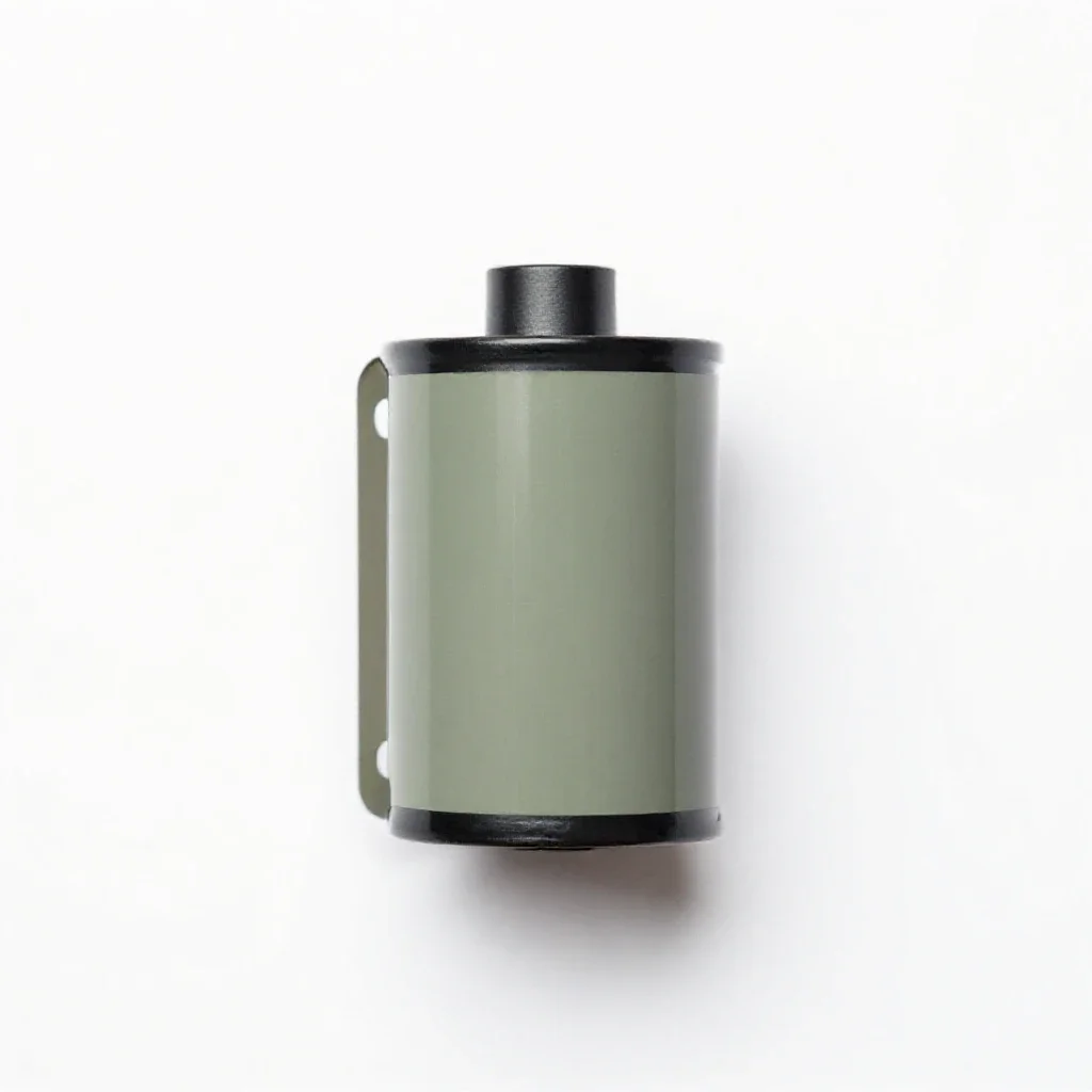 Roll film isolated on a white background