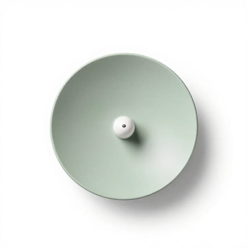 Satellite transmitter isolated on a white background
