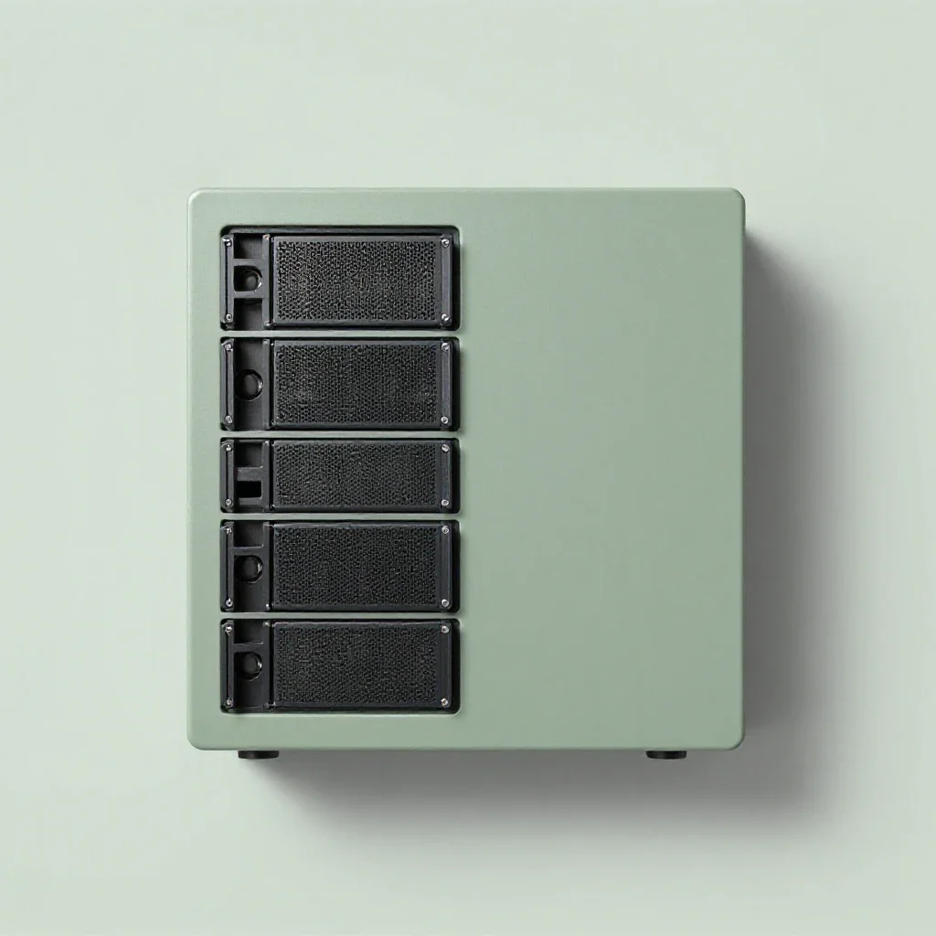 Supercomputer isolated on a white background