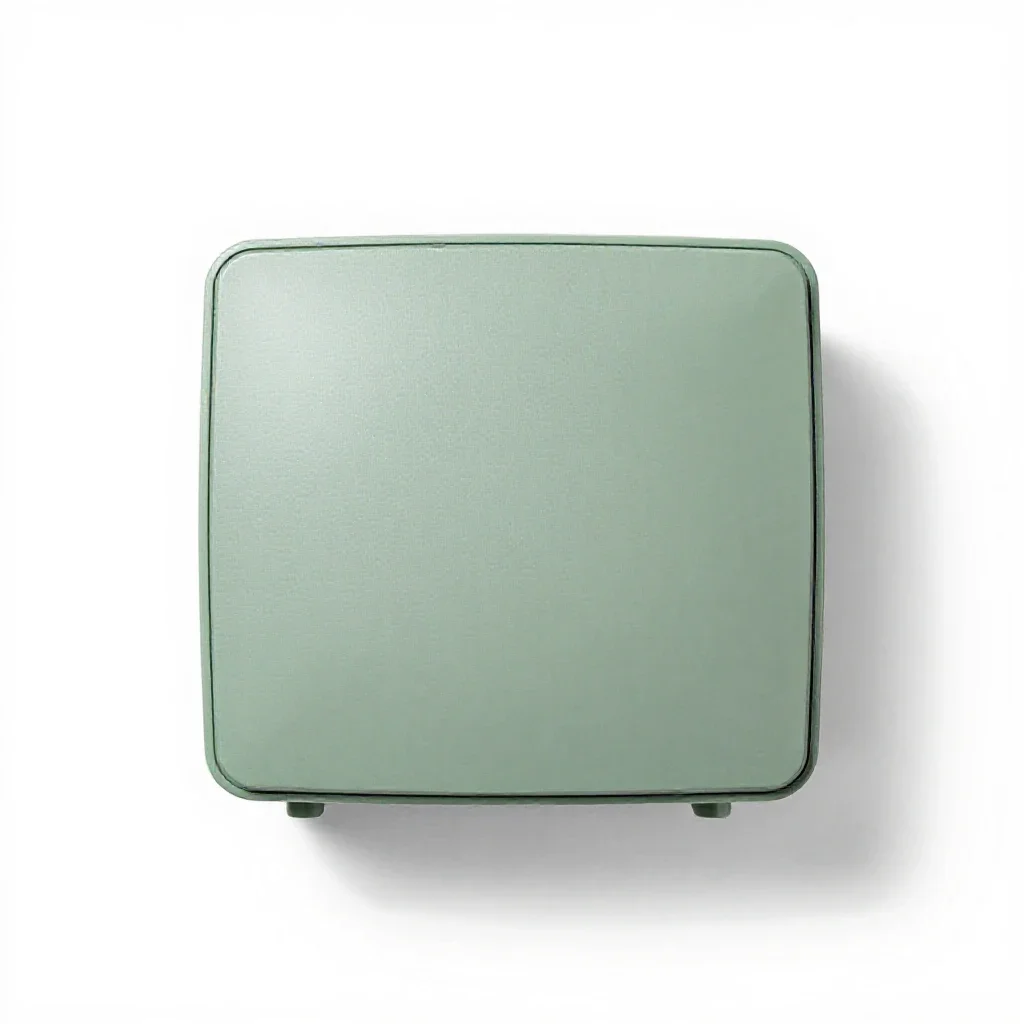 Television receiver isolated on a white background