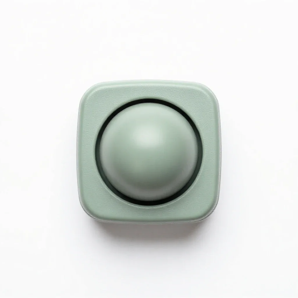 Trackball isolated on a white background