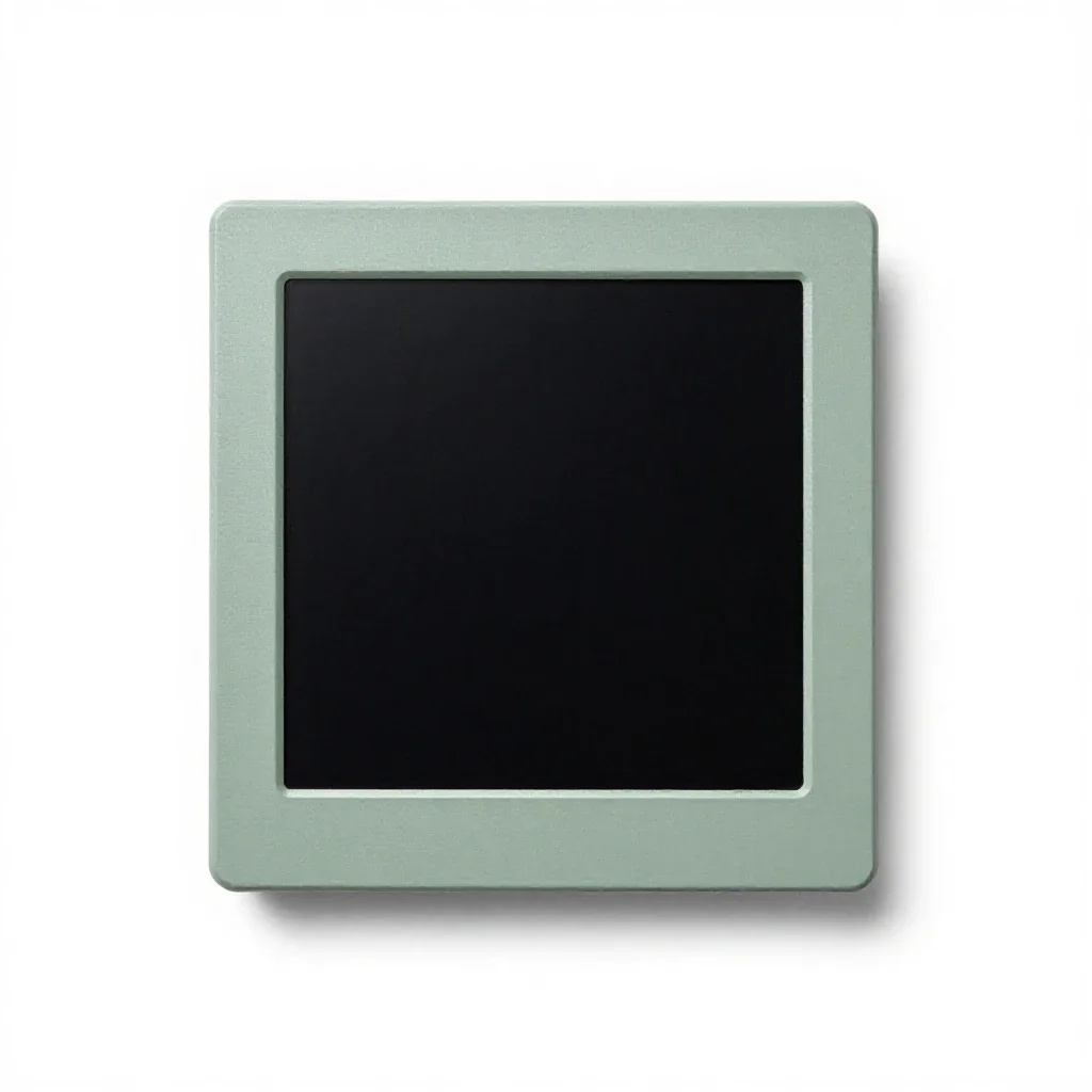 Active matrix screen isolated on a white background