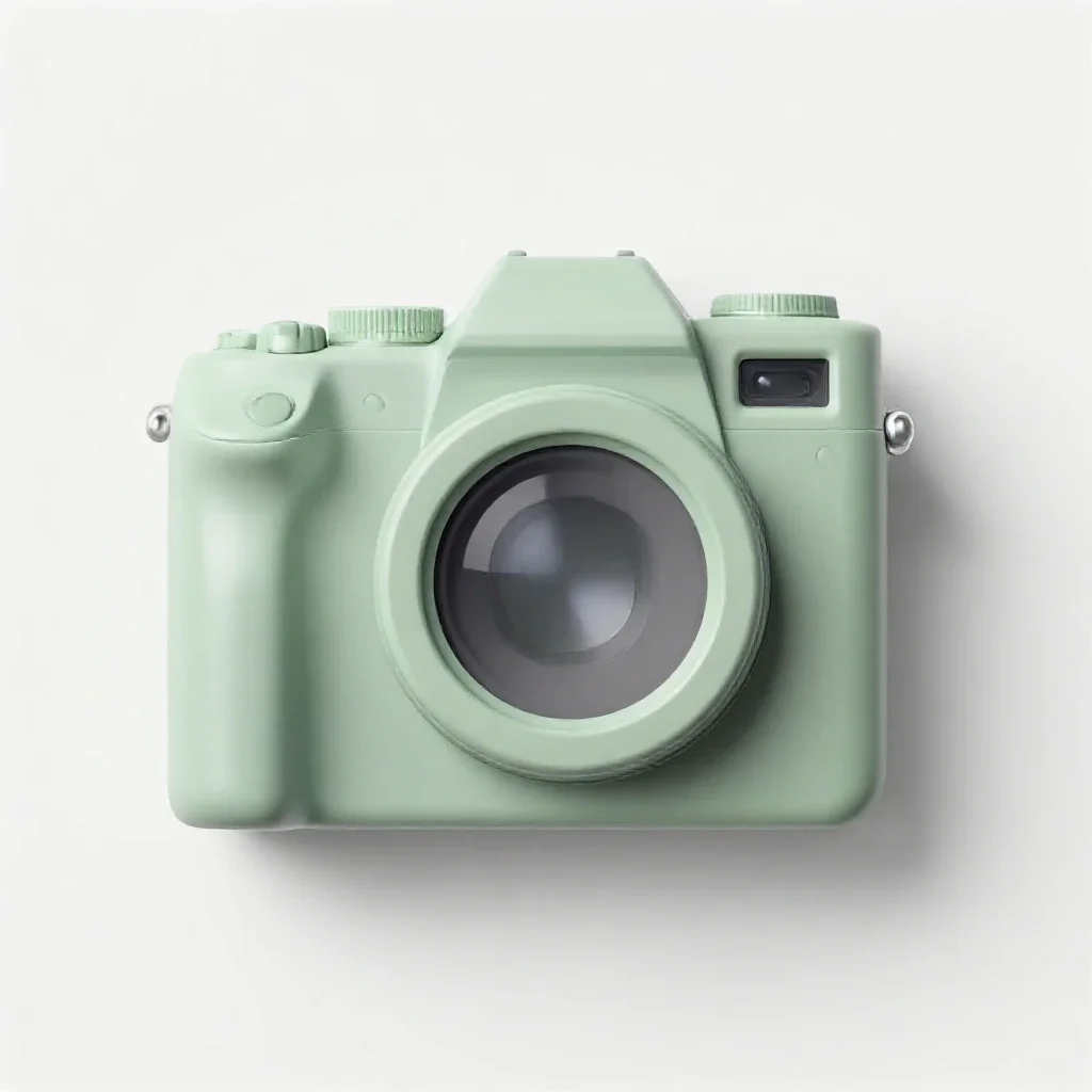 Iconoscope isolated on a white background