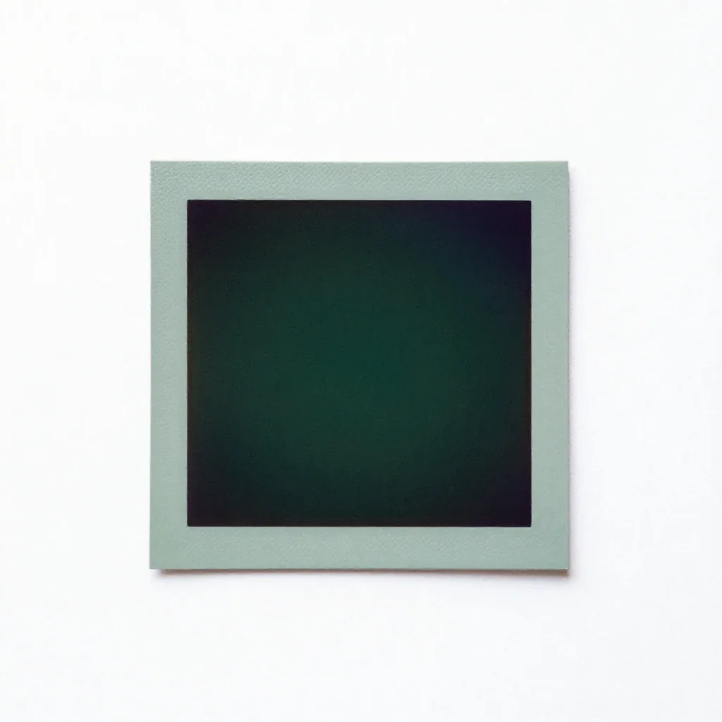 Orthochromatic film isolated on a white background