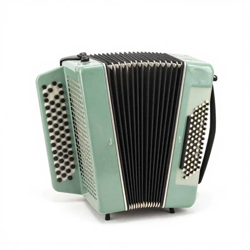 Bandoneon isolated on a white background
