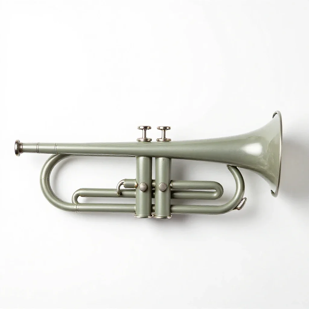 Baritone isolated on a white background