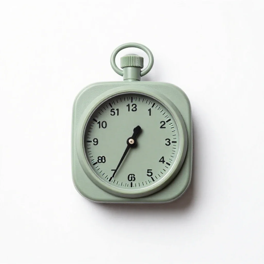 Chronometer isolated on a white background