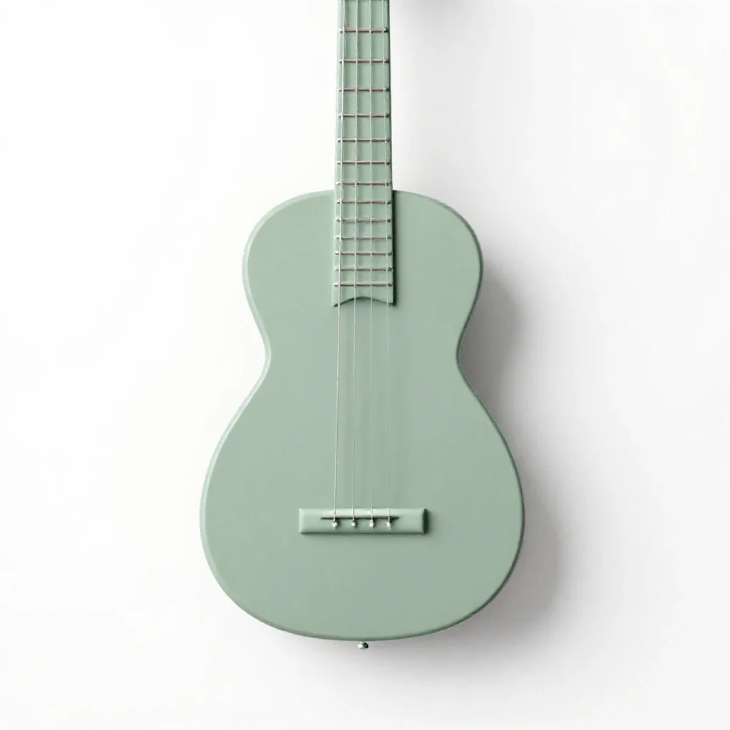 Cittern isolated on a white background