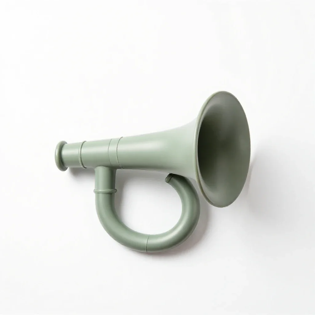 Clarion isolated on a white background