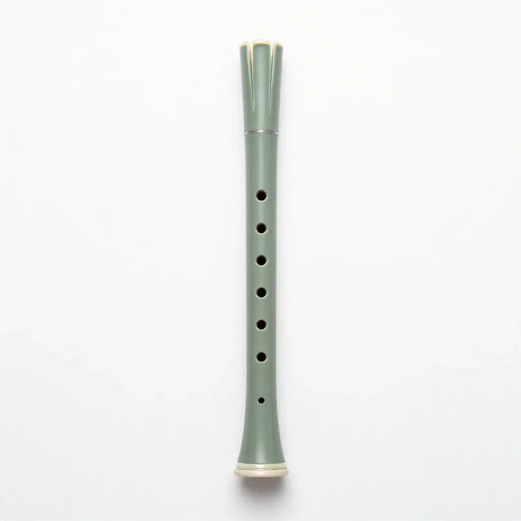 Double-reed instrument isolated on a white background