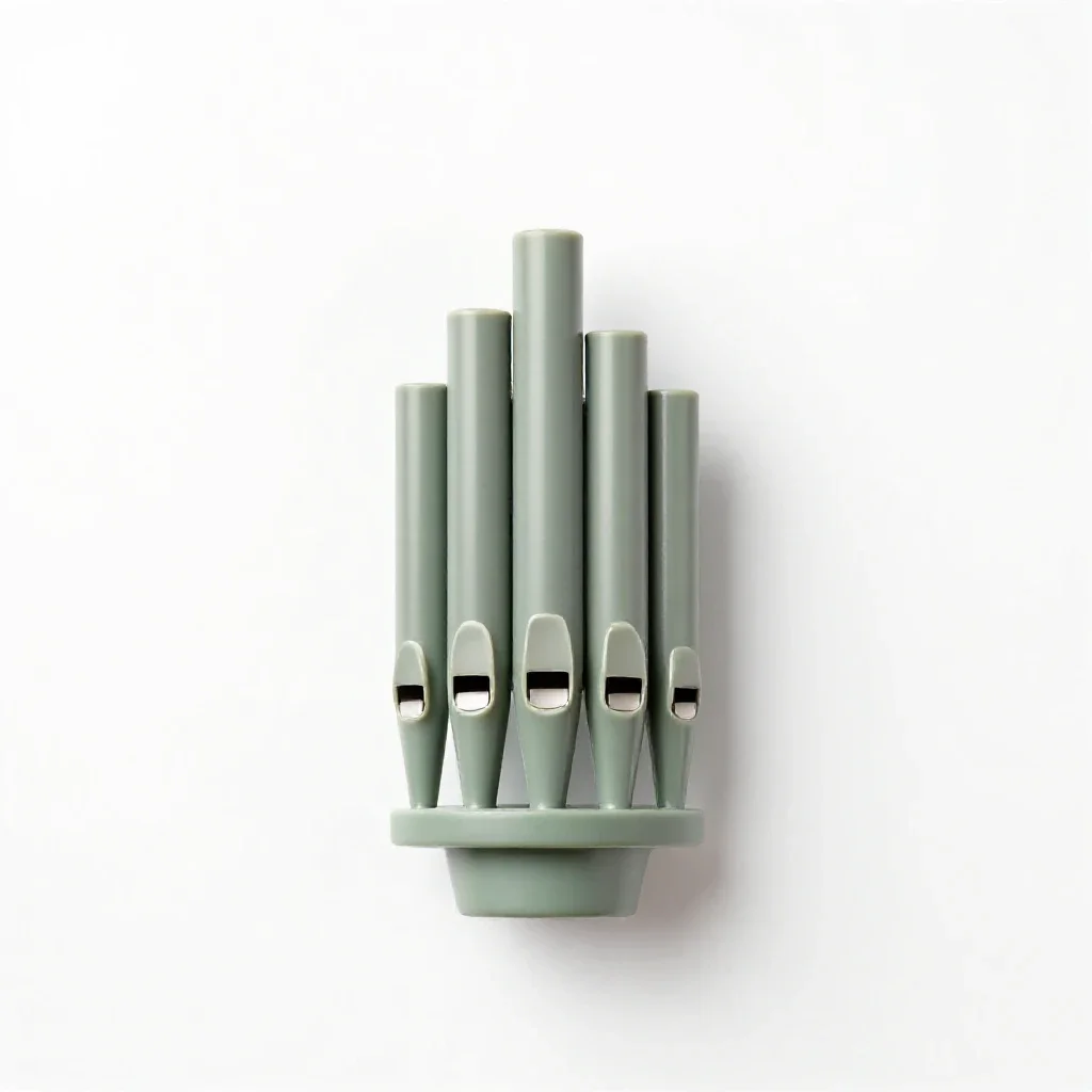 Flue stop isolated on a white background