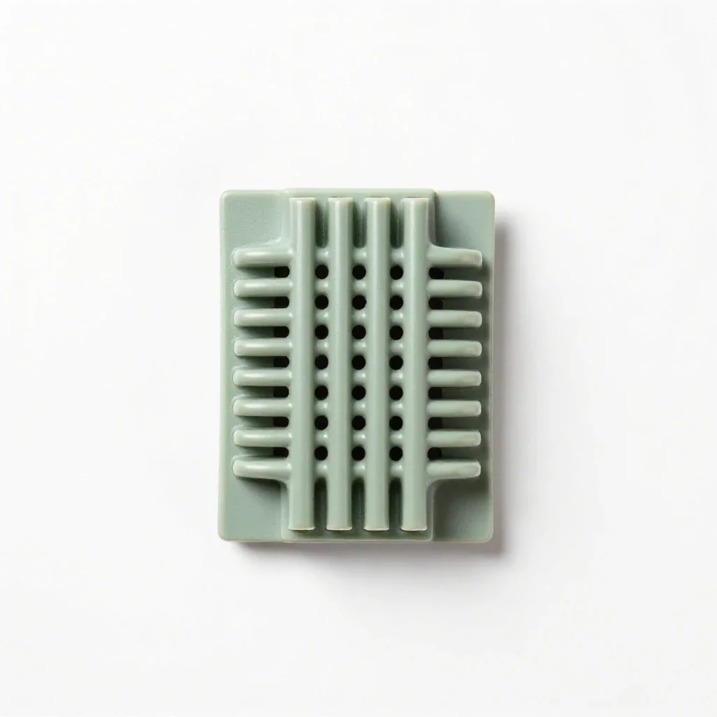 Free-reed instrument isolated on a white background