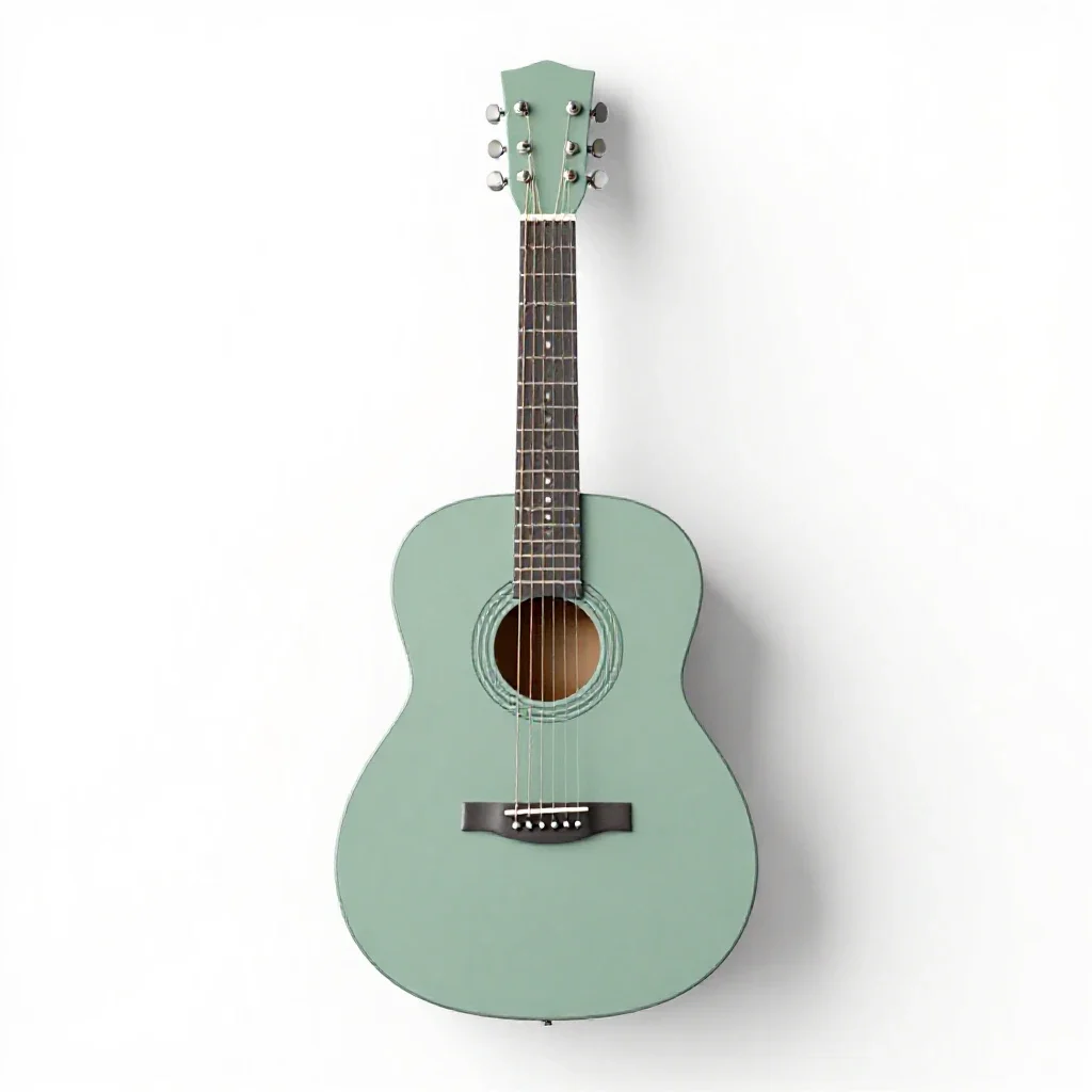 Guitar isolated on a white background