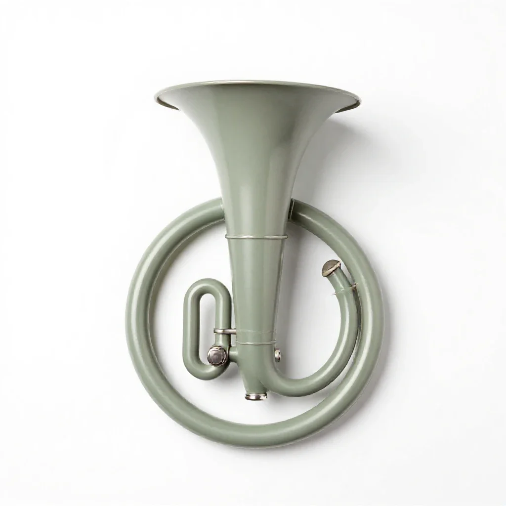 Helicon isolated on a white background