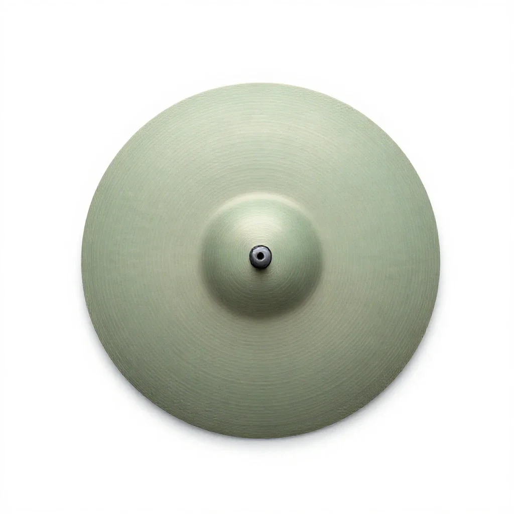 High-hat cymbal isolated on a white background