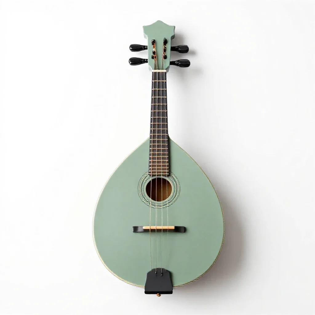 Mandola isolated on a white background
