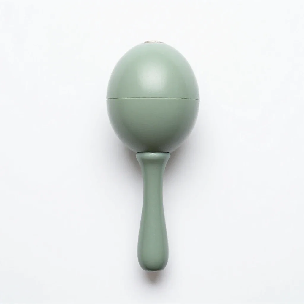 Maraca isolated on a white background