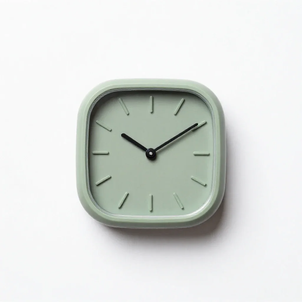 Pendulum watch isolated on a white background