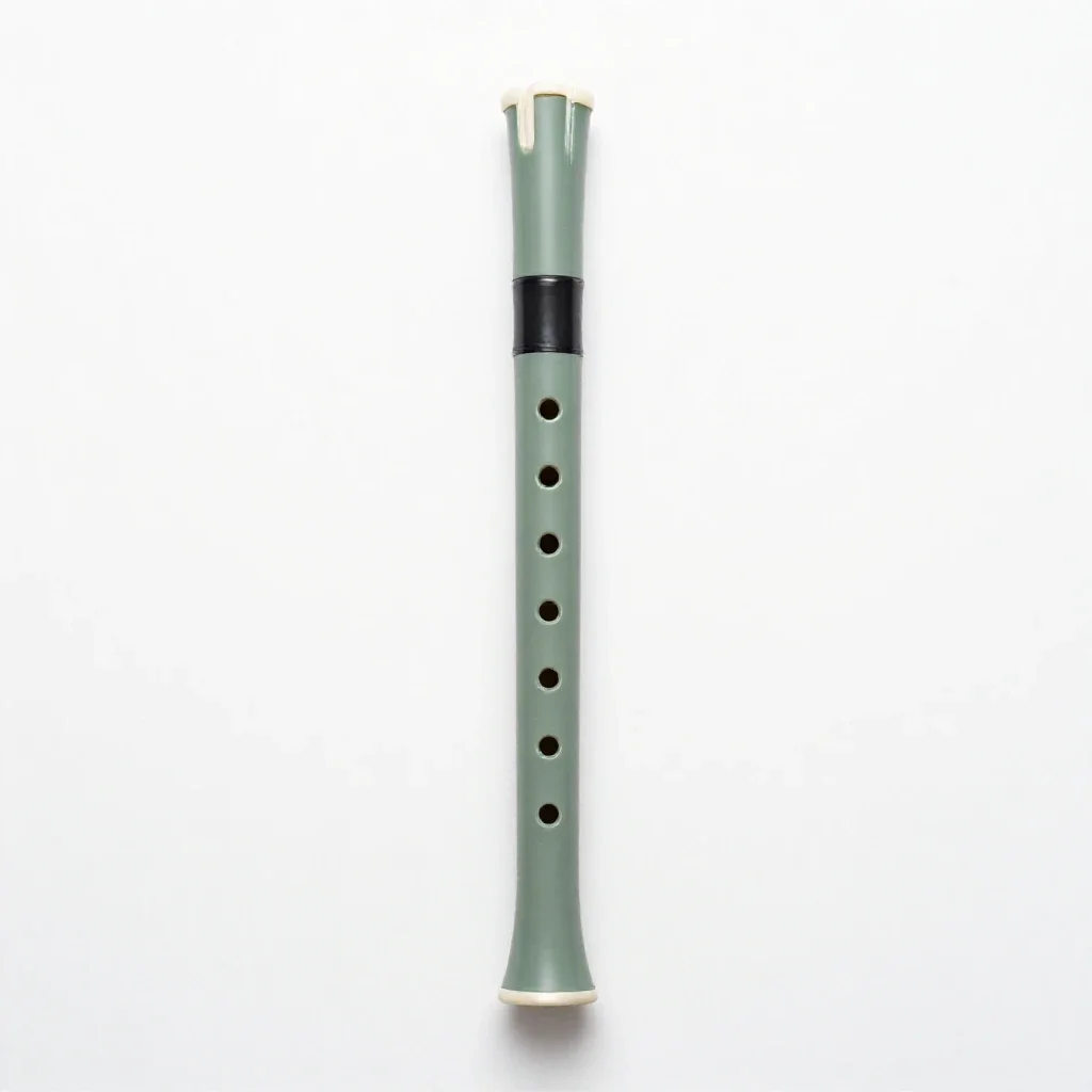 Pennywhistle isolated on a white background