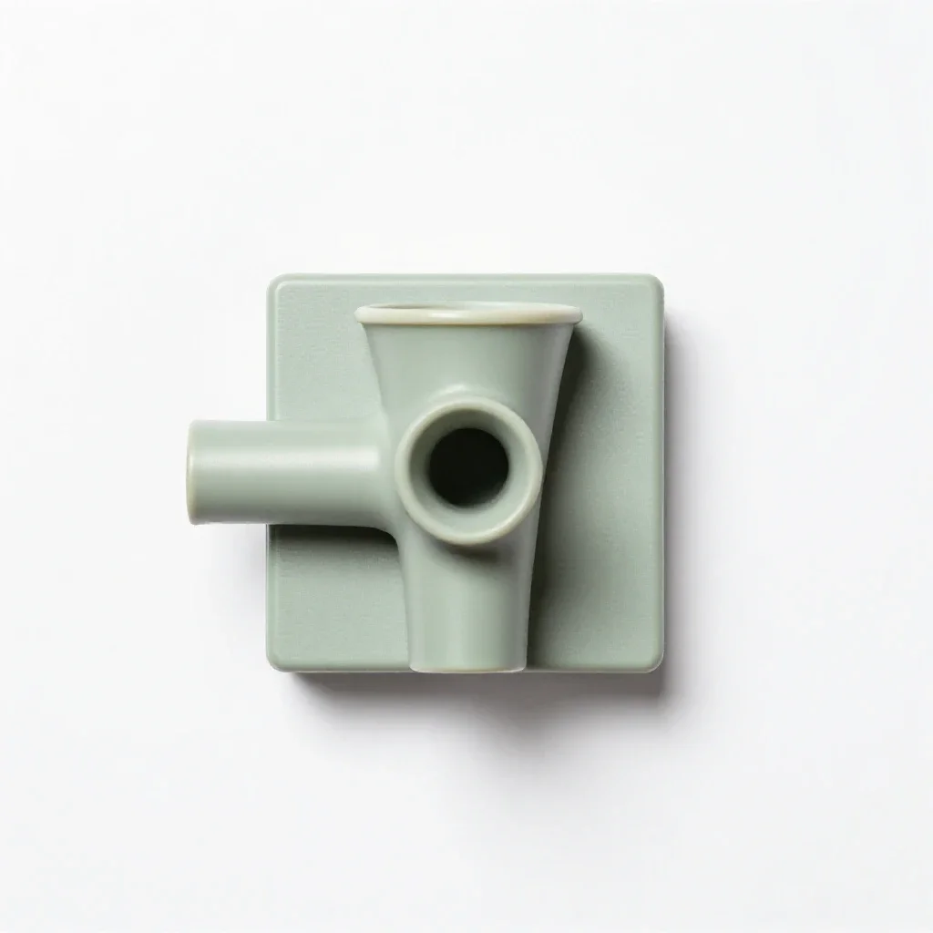 Pitch pipe isolated on a white background