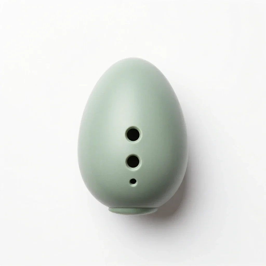 Ocarina isolated on a white background