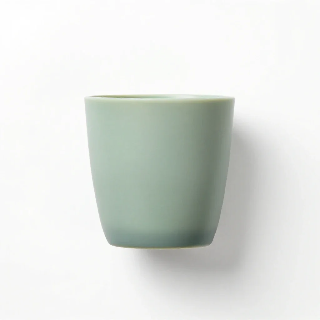 Hand glass isolated on a white background