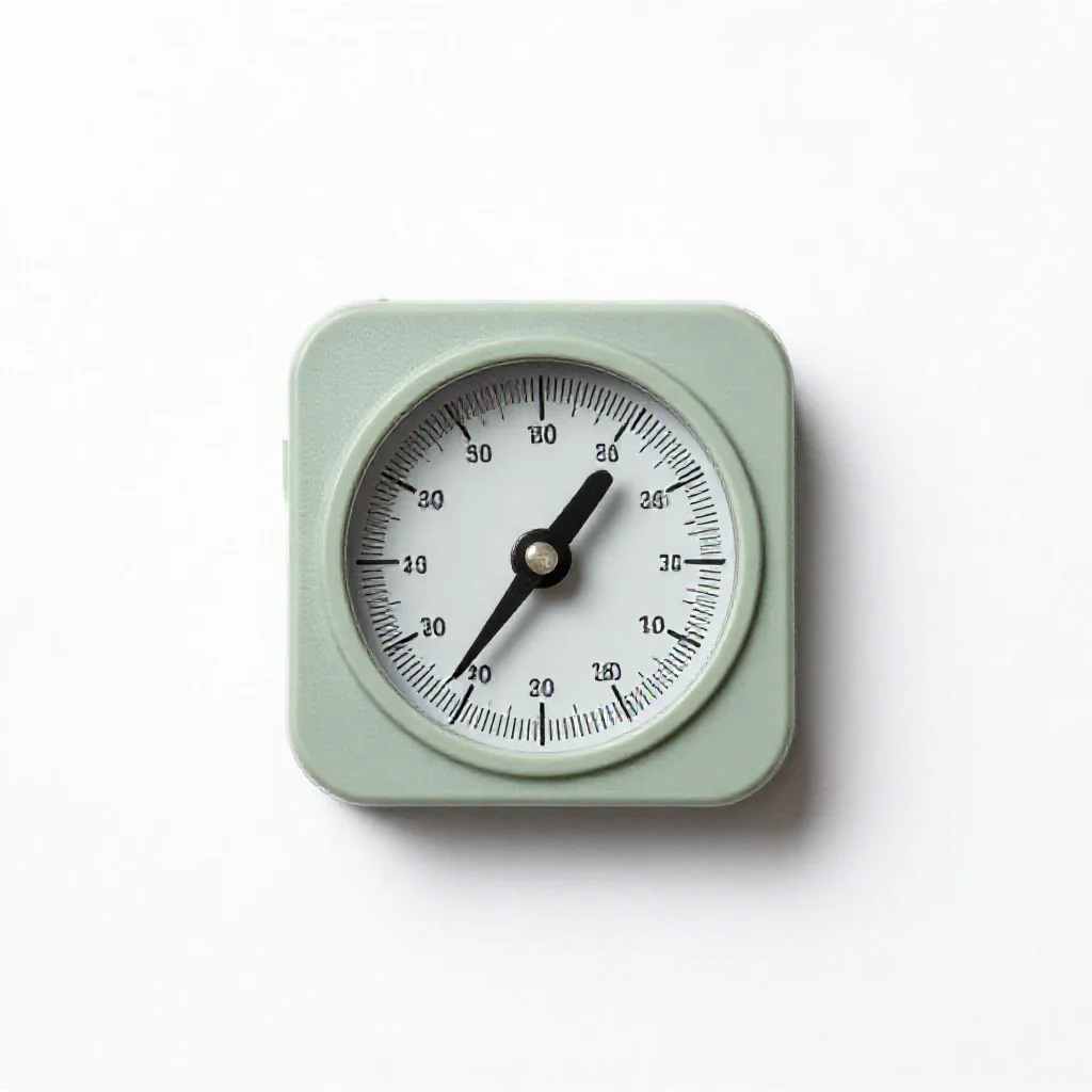 Magnetometer isolated on a white background