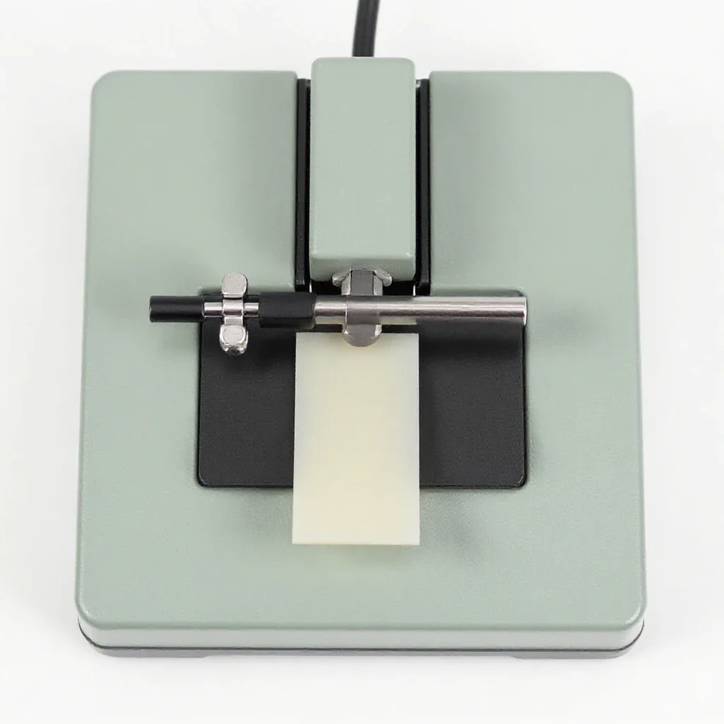 Microtome isolated on a white background