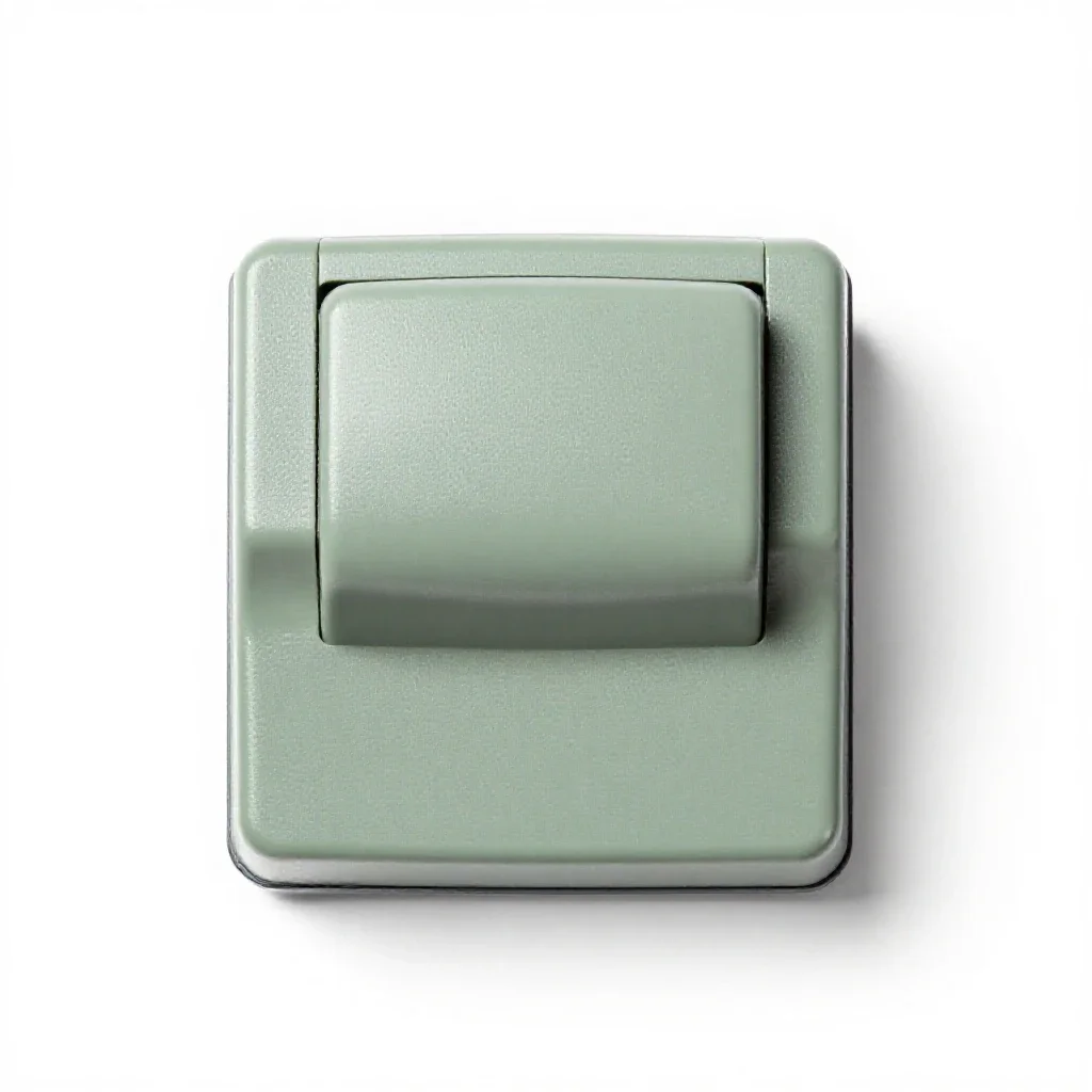 Postage meter isolated on a white background