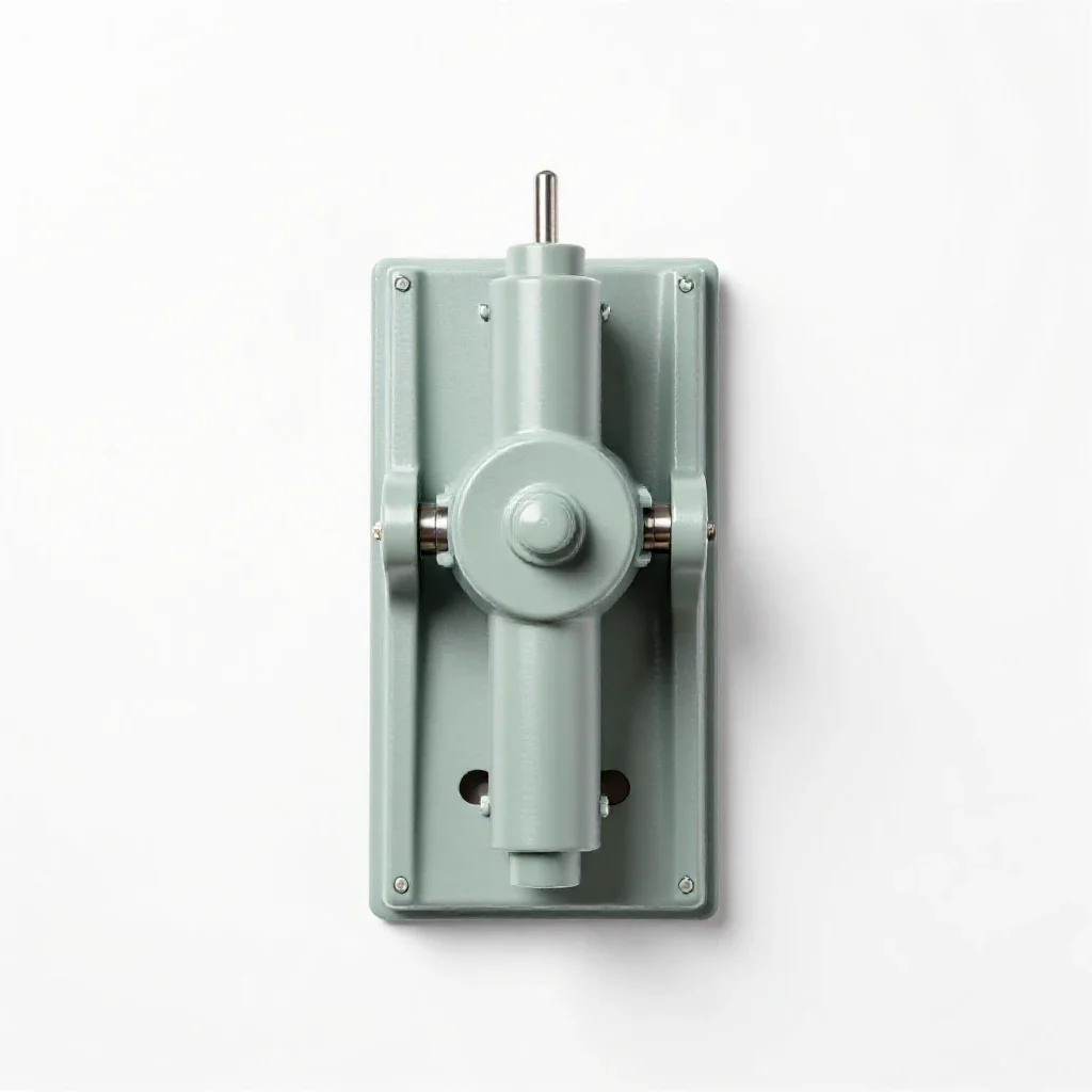 Proton accelerator isolated on a white background