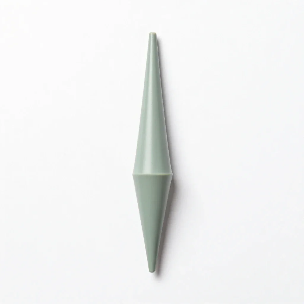 Pyrometric cone isolated on a white background