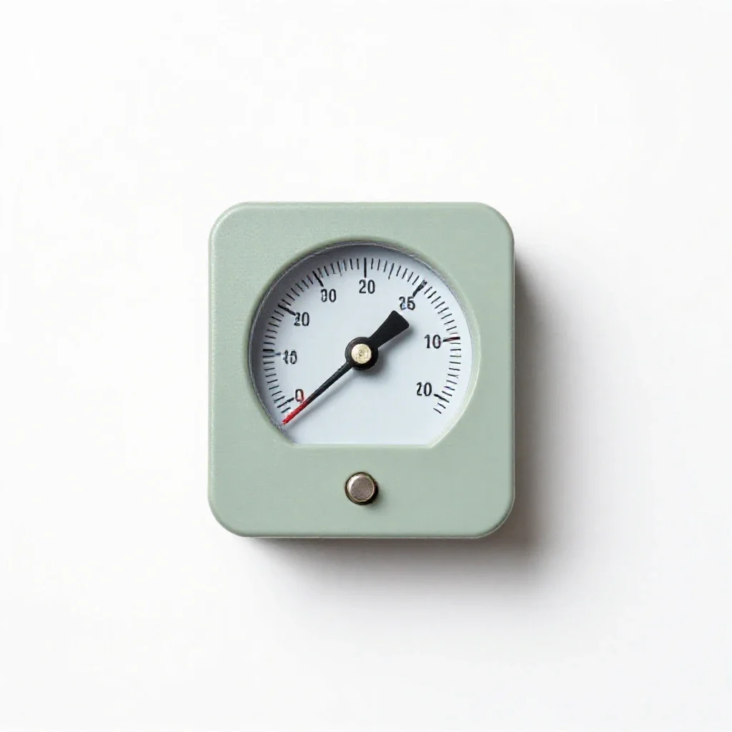 Resistance pyrometer isolated on a white background