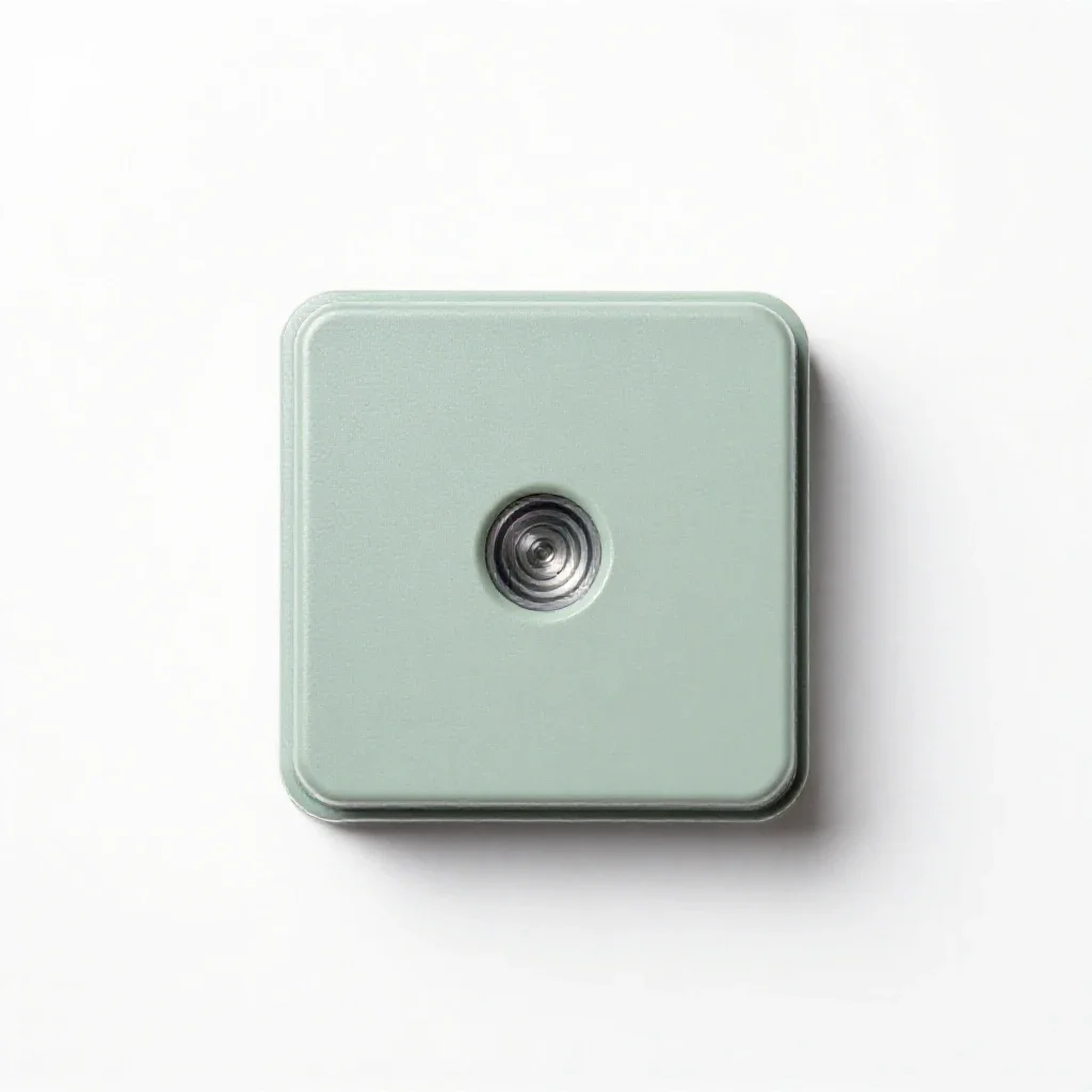 Scintillation counter isolated on a white background