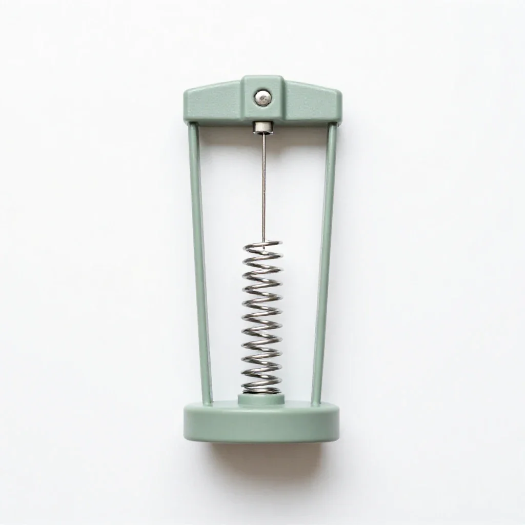 Spring balance isolated on a white background