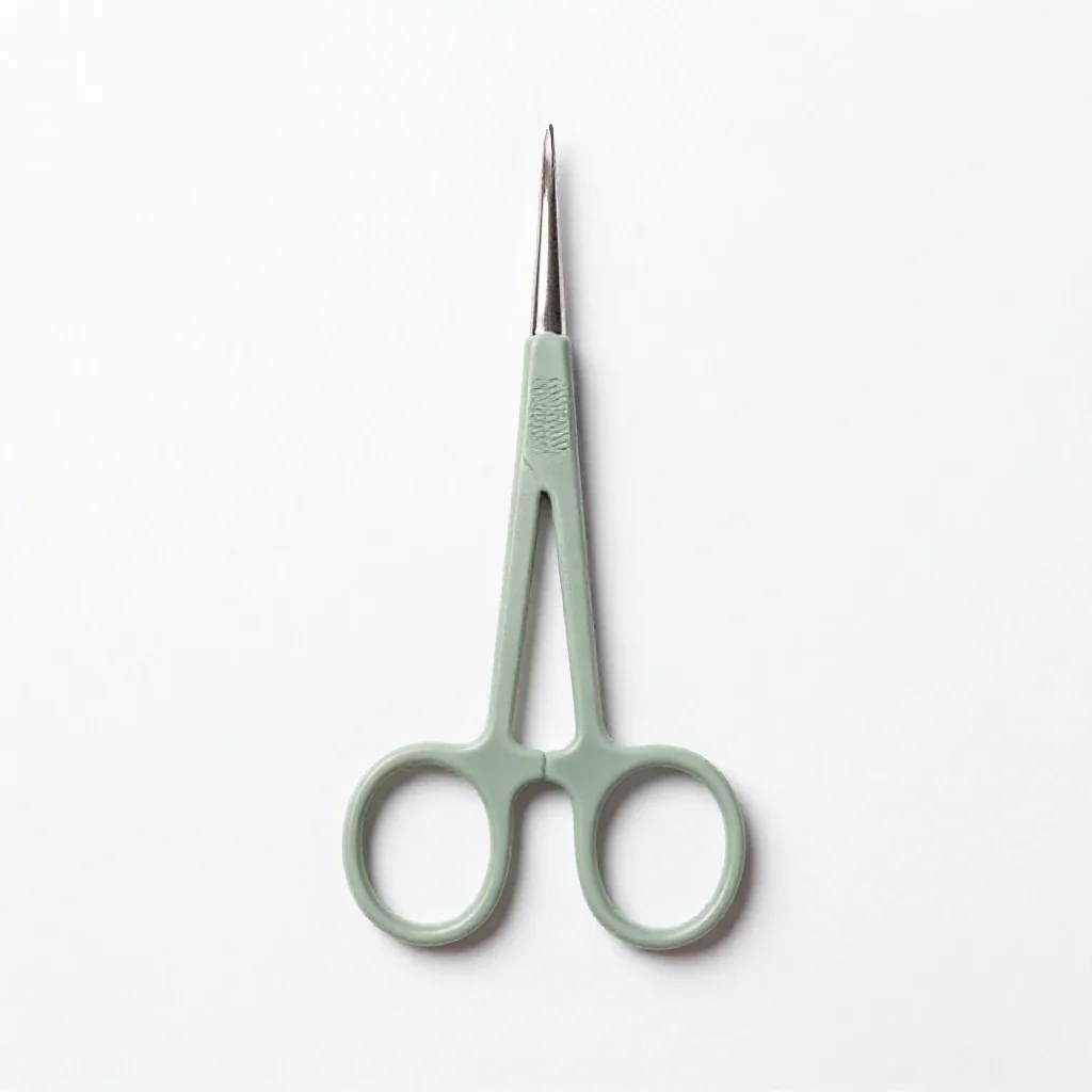 Surgical instrument isolated on a white background