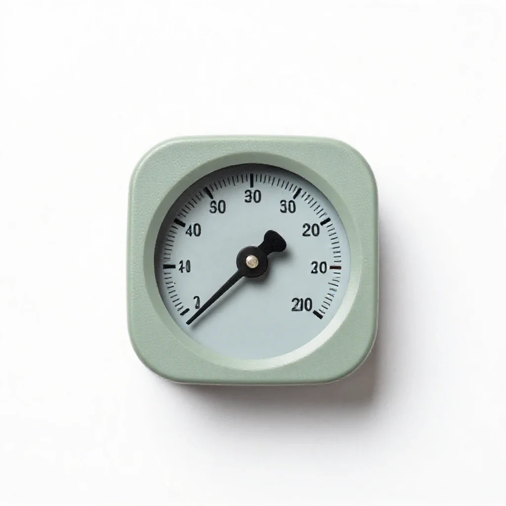 Tachometer isolated on a white background
