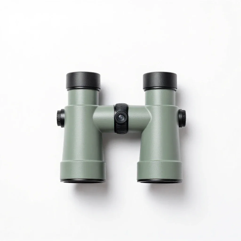 Telescope isolated on a white background